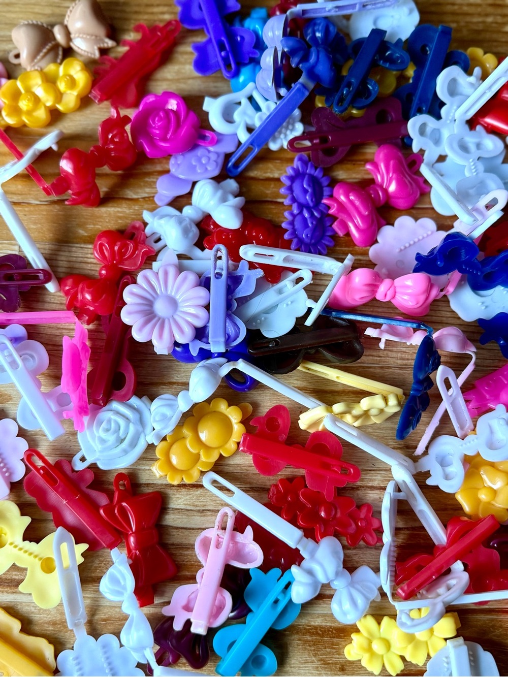 Vintage Kid Hair Clips Lot